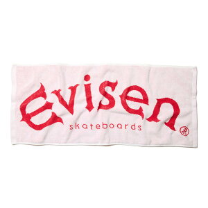 EVISEN TOWEL GrZ ^I EVISEN LOGO WHITE/RED XP[g{[h XP{[