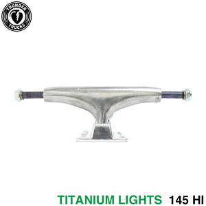 THUNDER TRUCK �T���_�[ �g���b�N TITANIUM LIGHTS 3 145 HI �V���o�[ �X�P�[�g�{�[�h �X�P�{�[