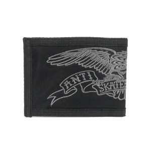 ANTIHERO WALLET �A���`�q�[���[ �T�C�t BASIC EAGLE BI-FOLD WALLET BLACK/CHARCOAL �X�P�[�g�{�[�h �X�P�{�[