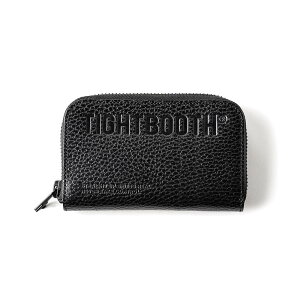TIGHTBOOTH�iTBPR�jWALLET �^�C�g�u�[�X �T�C�t LEATHER ZIP WALLET BLACK �X�P�[�g�{�[�h �X�P�{�[
