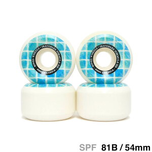 BONES WHEEL �{�[���Y �E�B�[�� SPF 81B P6�iWIDE-CUT�jPOOL & THE GANG 54mm �X�P�[�g�{�[�h �X�P�{�[