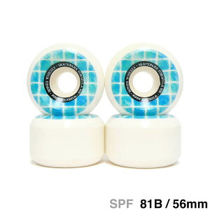 BONES WHEEL �{�[���Y �E�B�[�� SPF 81B P6�iWIDE-CUT�jPOOL & THE GANG 56mm �X�P�[�g�{�[�h �X�P�{�[