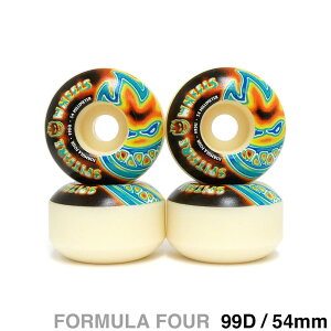 SPITFIRE WHEEL �X�s�b�g�t�@�C���[ �E�B�[�� FORMULA FOUR�iF4�j99D BIGHEAD SHAPE RADIOACTIVE 54mm �X�P�[�g�{�[�h �X�P�{�[