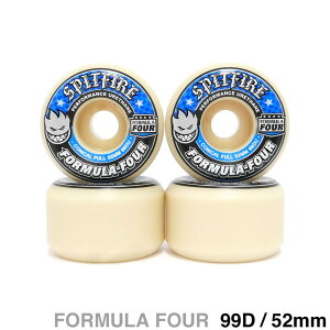 SPITFIRE WHEEL �X�s�b�g�t�@�C���[ �E�B�[�� FORMULA FOUR�iF4�j99D CONICAL FULL 52mm �X�P�[�g�{�[�h �X�P�{�[