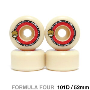 SPITFIRE WHEEL �X�s�b�g�t�@�C���[ �E�B�[�� FORMULA FOUR�iF4�j101D TABLETS 52mm �X�P�[�g�{�[�h �X�P�{�[