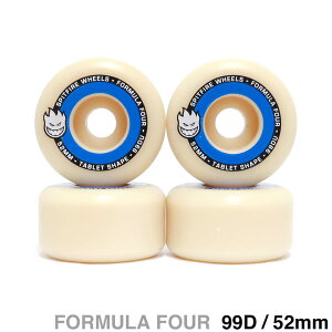 SPITFIRE WHEEL �X�s�b�g�t�@�C���[ �E�B�[�� FORMULA FOUR�iF4�j99D TABLETS 52mm �X�P�[�g�{�[�h �X�P�{�[