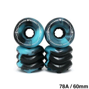 SHARK WHEEL V[NEB[ \tgEB[iN[U[j CALIFORNIA ROLLi78Aj BLACK/BLUE SWIRL 60mm XP[g{[h XP{[