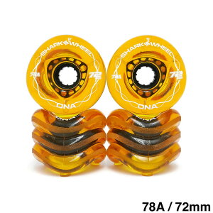 SHARK WHEEL V[NEB[ \tgEB[iN[U[j DNA TRANSPARENTi78Aj AMBER 72mm XP[g{[h XP{[