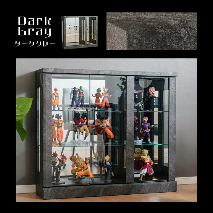 楽天市場】コレクションケース フィギュア棚 幅105cm 高さ92cm 