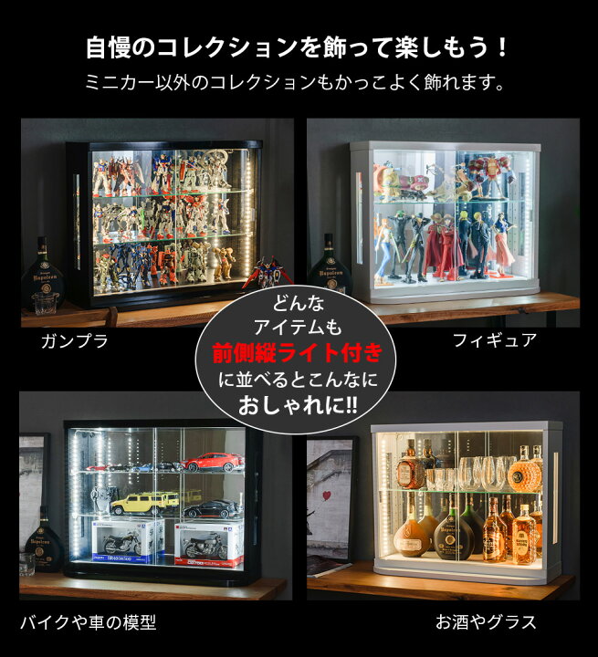 楽天市場】【ポイント3倍！4/14(火)20:00〜】 トミカ ケース 卓上 led 