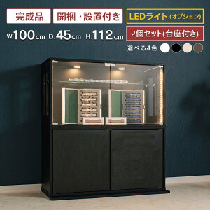 �R���N�V�����P�[�X ��100cm [2�Z�b�g] �t�B�M���A�P�[�X �I�^�� ���i�� �R���N�V���� �{�b�N�X �ςݏd�ˉ\ ���t�� ���� �K���X �R���N�V�����{�b�N�X ���[ �i���� �m�Z���} 100L�n