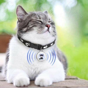 猫 GPS トラッカー、猫犬用 GPS 首輪、脱走防止、紛失防止 GPS、リアルタイム位置、猫と犬の GPS ロケーター (猫)