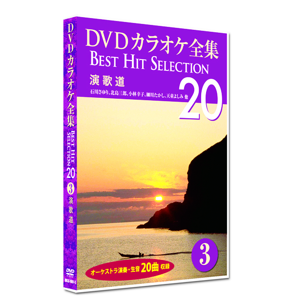 新品 DVD カラオケ全集3 BEST HIT SELECTION 演歌道 (DVD) DKLK-1001-3