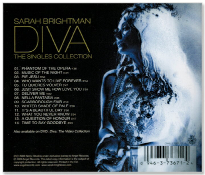 楽天市場】【輸入盤】新品 サラ・ブライトマン DIVA シングル 