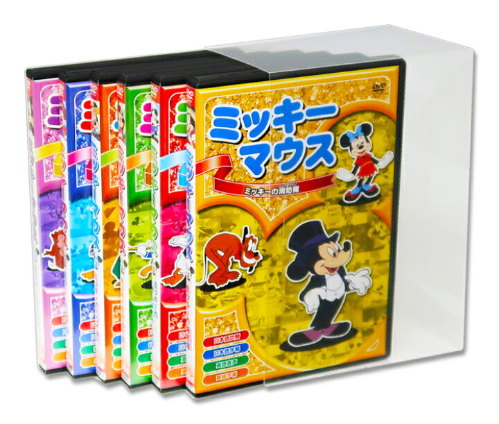 楽天市場】新品 ミッキーマウス コレクション DVD6枚組 収納BOX付 