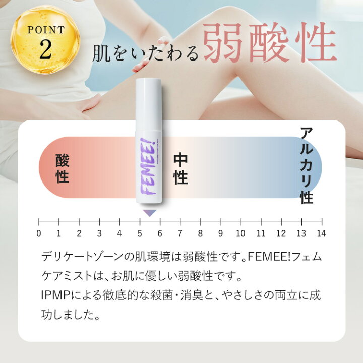 楽天市場】デリケートゾーン用 フェムケアミスト フェミー FEMEE! 消臭 
