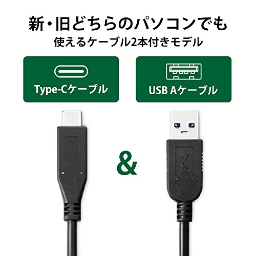I-O-DATA ポータブルブルーレイドライブ BRP-UT6CK(ピアノブラック USB Type-C対応