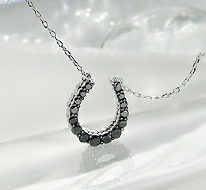 楽天市場】K18WG 【1.0ct】ダイヤモンド リバーシブルペンダント【馬蹄  