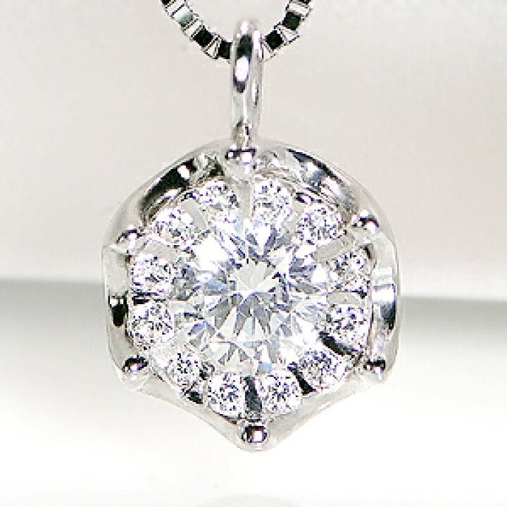 楽天市場】Pt900【0.25ct】ダイヤモンド ネックレス 【送料無料 