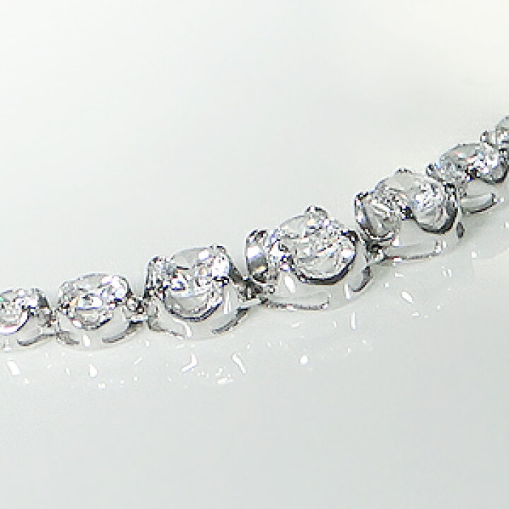 楽天市場】pt900【3.0ct】全周 ダイヤモンド テニスネックレス【送料 