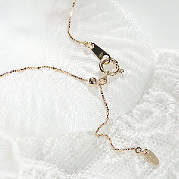 楽天市場】K18YG【0.2ct】フクリン留め 一粒 ダイヤモンド ネックレス 