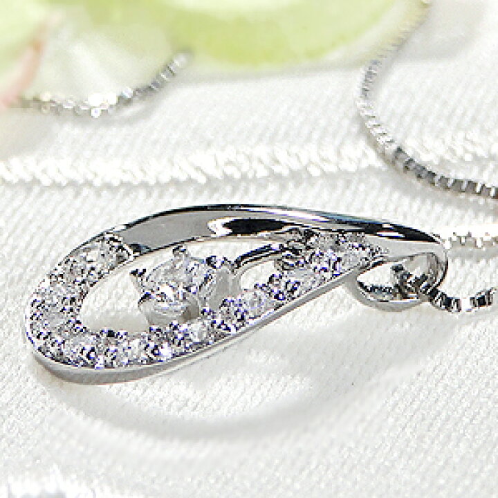 楽天市場】Pt900【0.25ct】ダイヤモンド ドロップ ネックレス【送料 