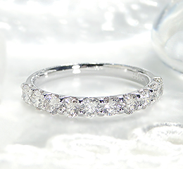 リング 指輪 ダイヤモンド 1.0ct pt エタニティの人気商品・通販・価格 