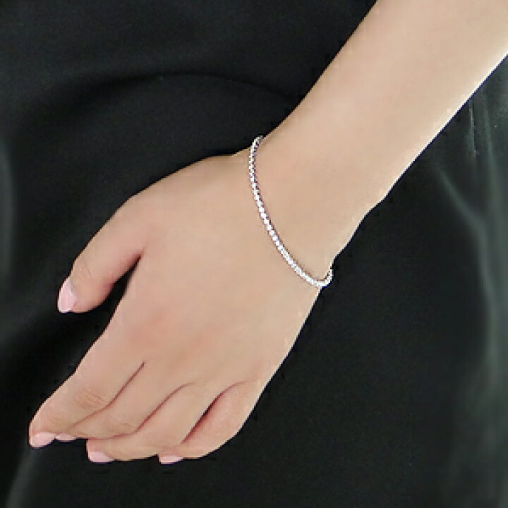 楽天市場】pt900【1.0ct】ダイヤモンド テニス ブレスレット【送料無料  
