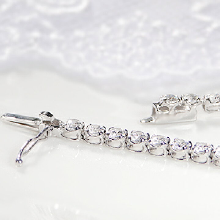 楽天市場】pt900【2.0ct】ダイヤモンド テニス ブレスレット【送料無料 