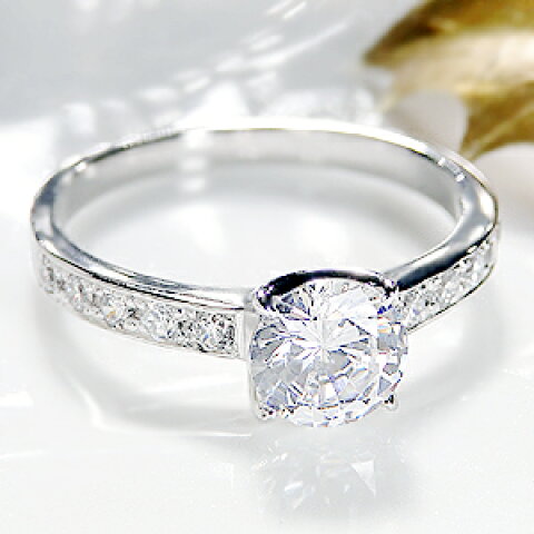 ☆pt900 ダイヤモンド リング【1.18ct 】【限定3本】中石大粒1カラット!/【鑑定書付】【送料無料】【刻印無料】プラチナ リング 一粒ダイヤ ダイアモンド 指輪 レディース ジュエリー プレゼント 結婚 diamond bridal ring jewelry【楽ギフ_包装】02P01Mar15