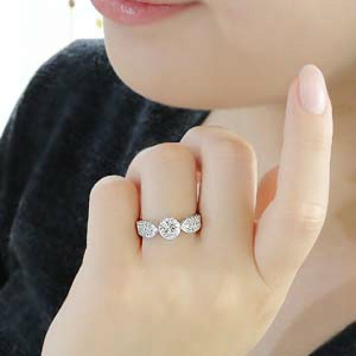 楽天市場】pt900 1カラットダイヤモンド リング【1.45ct 】【中央宝石 