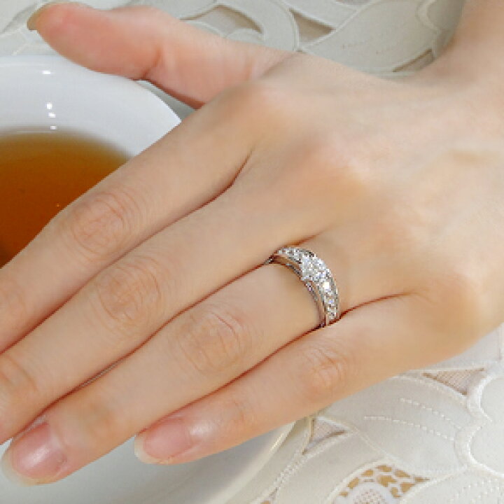 楽天市場】pt900 中石0.5ct ダイヤモンドリング【0.9ct】 プラチナ 