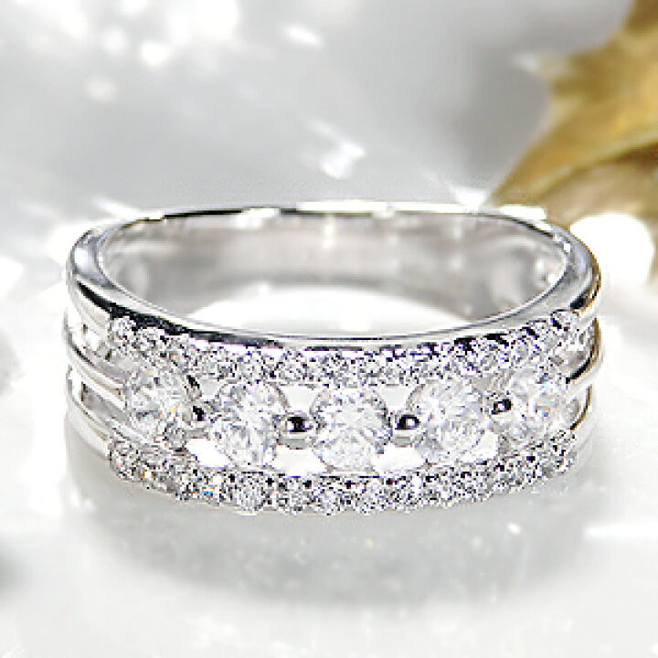 楽天市場】pt900【1.0ct】ダイヤモンド リング /【送料無料】【代引 