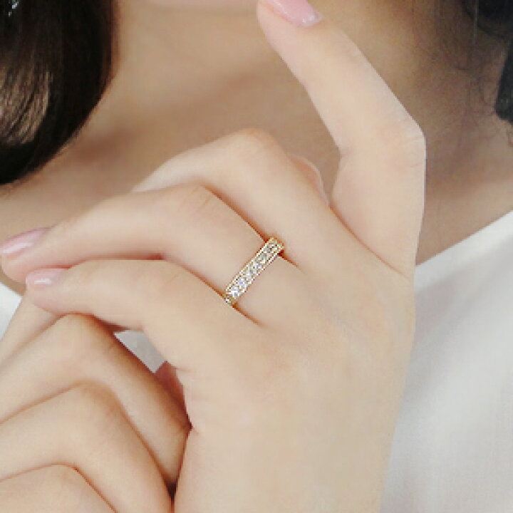 楽天市場】K18YG ダイヤモンド フルエタニティリング【1.0ct】【送料 
