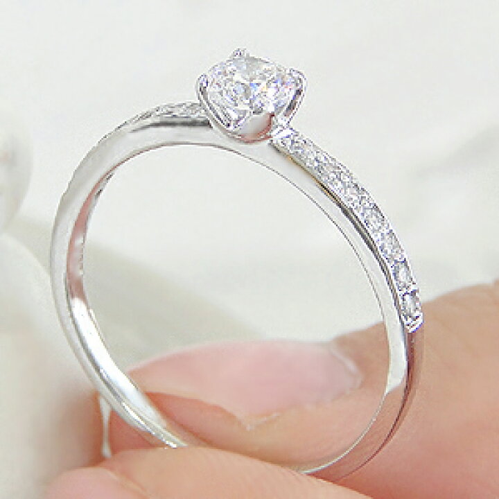 楽天市場】pt900【0.35ct】 ダイヤモンド リング/【送料無料】【代引  