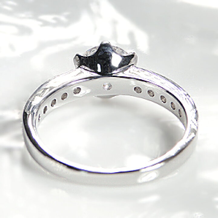 楽天市場】pt950 豪華1カラットダイヤモンド リング【1.18ct 