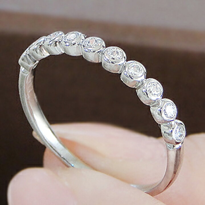 楽天市場】pt900【0.2ct】テンダイヤモンド エタニティリング 