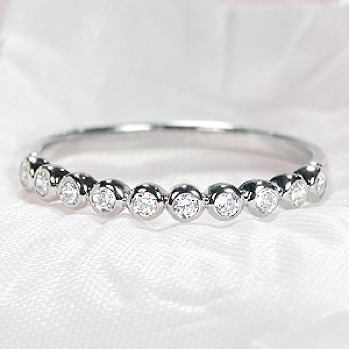 楽天市場】pt900【0.2ct】テンダイヤモンド エタニティリング 