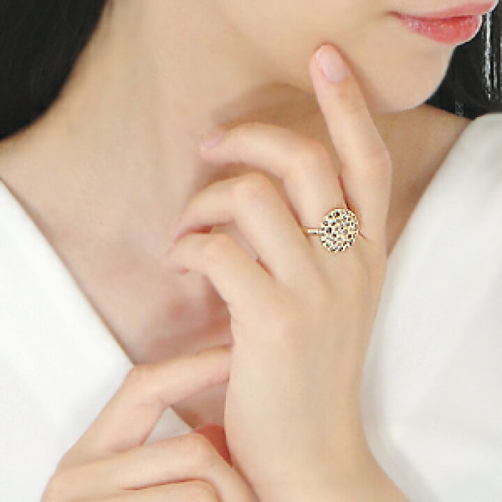 楽天市場】K18YG【1.0ct】ブラウンダイヤ ディスク パヴェリング【送料 