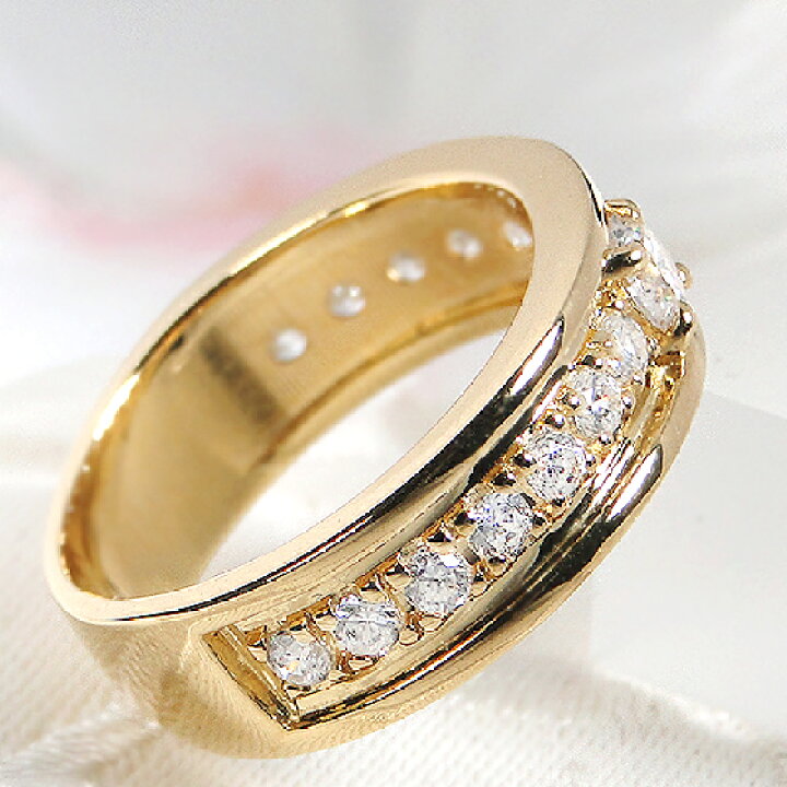 JC6659】K18 天然ダイヤモンド リング JC6659】K18 天然ダイヤモンド  