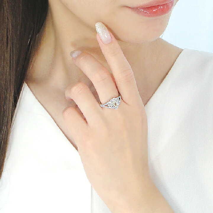楽天市場】Pt950【0.9ct】ダイヤモンド ペアシェイプ リング【送料無料 