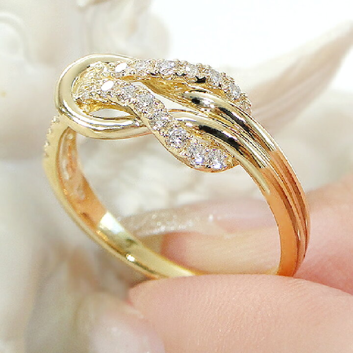 楽天市場】K18YG【0.26ct】ダイヤモンド リング【送料無料】ダイア 