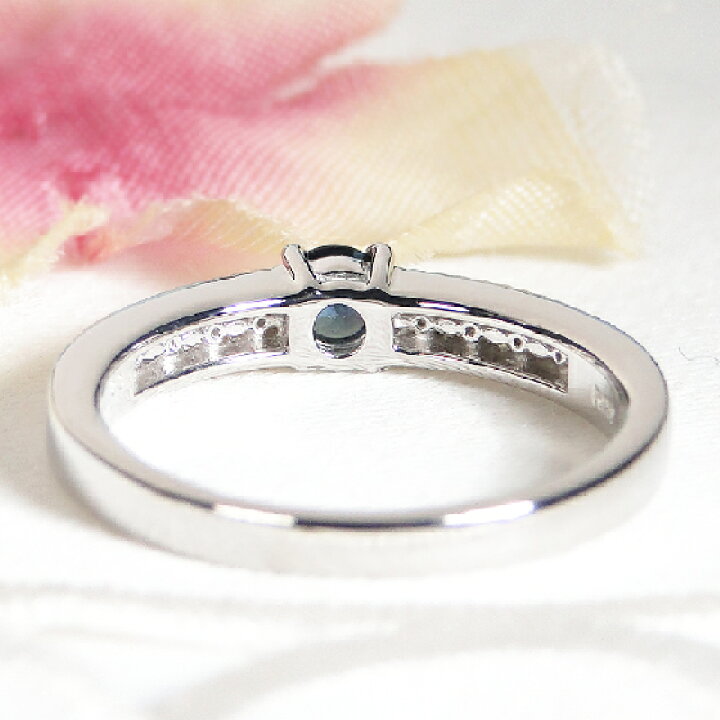 楽天市場】Pt950 サファイア ダイヤモンド リング【送料無料】【代引  