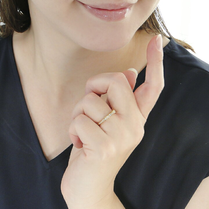 楽天市場】K18YG ダイヤモンド ハッピー リボン リング【0.2ct】【送料  