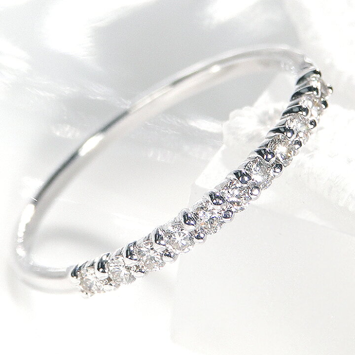 楽天市場】プラチナ950 ダイヤモンド エタニティリング 【0.2ct】人気 