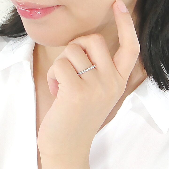 楽天市場】プラチナ950 ダイヤモンド エタニティリング 【0.2ct】人気 