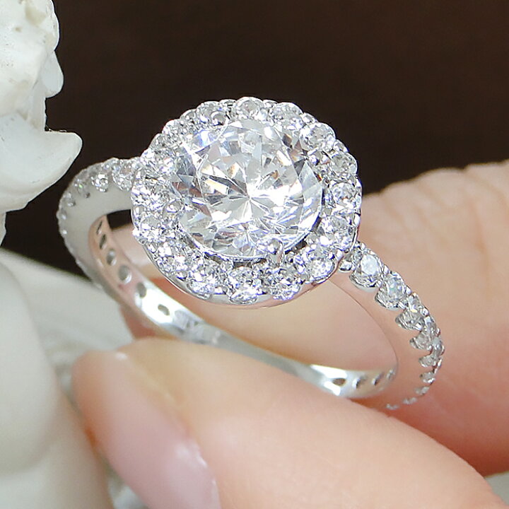 楽天市場】pt950 超大粒 1.0ct ダイヤモンド リング【1.65ctUP  