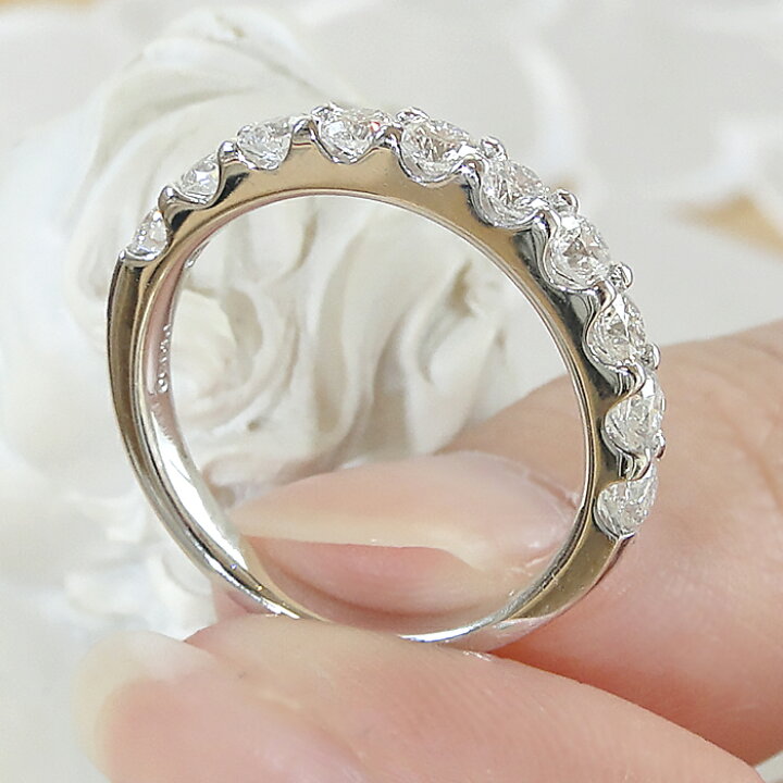 楽天市場】H&C pt950 ハートアンドキューピッド 1.0ct テン  