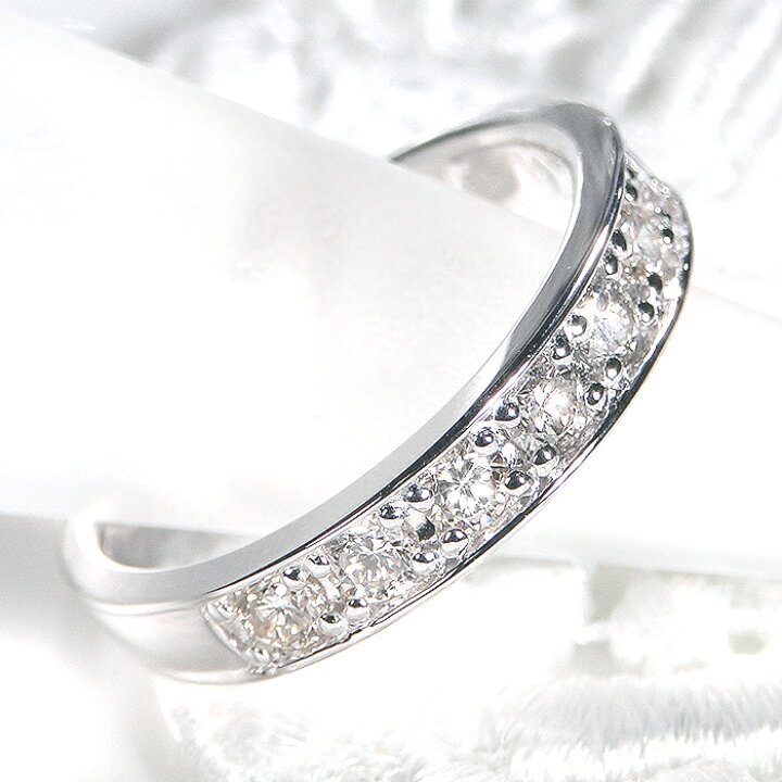 楽天市場】pt900【0.5ct】ダイヤモンド エタニティリング【送料無料 