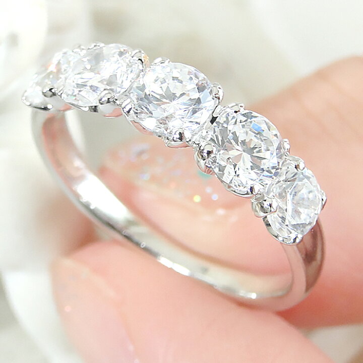 楽天市場】pt950 大粒 ダイヤモンド リング【1.50ct】ダイヤ リング 